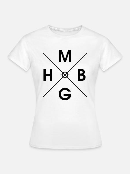 HMBG - Hamburg - Frauen T-Shirt - Weiß