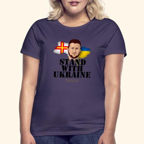 Ukraine Unterstützer Merch Insel Guernsey - Frauen T-Shirt