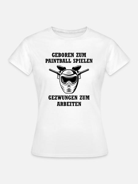 Paintball Airsoft - Frauen T-Shirt - Weiß
