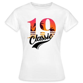 Vintage 1919-19e anniversaire - T-shirt Femme - blanc - Devant - AI Model Female 172 dark (172cm)