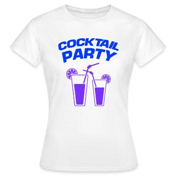 Cocktail - T-shirt Femme - blanc - Devant - AI Model Female 172 dark (172cm)