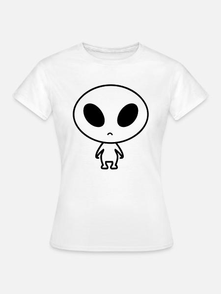 Außerirdischer - Frauen T-Shirt - Weiß