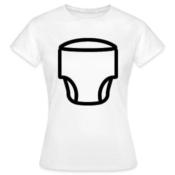 Schicht - Frauen T-Shirt - Weiß - Vorne - AI Model Female 172 dark (172cm)