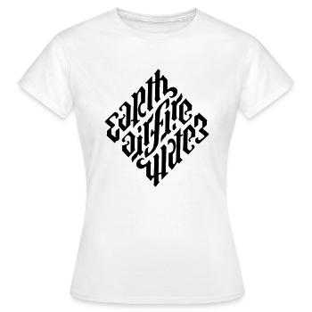 illuminati diamond - Frauen T-Shirt - Weiß - Vorne - AI Model Female 172 dark (172cm)