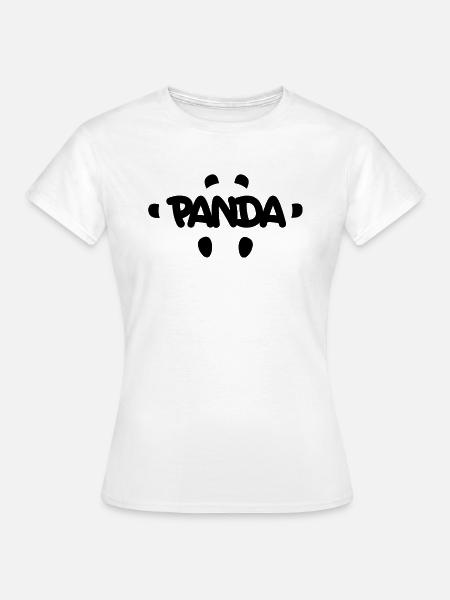 PANDA - Frauen T-Shirt - Weiß