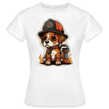 Héros chaud - T-shirt Femme - blanc - Devant - AI Model Female 172 dark (172cm)