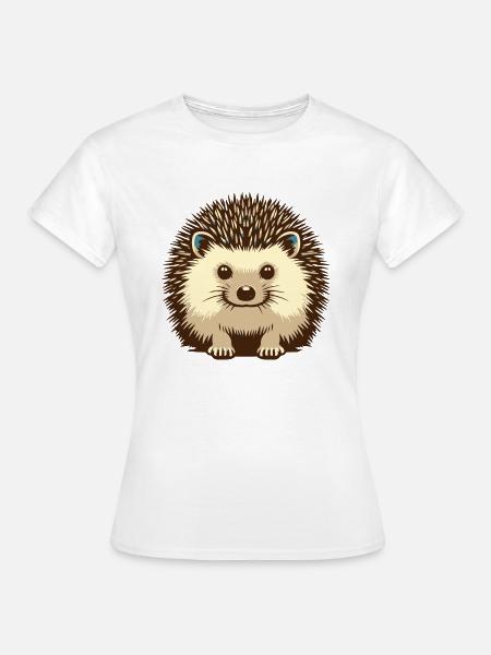 Igel - Frauen T-Shirt - Weiß