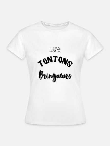 Die Tontons- Under-Helfer! 🍻🥂🥃🍾 - Frauen T-Shirt - Weiß