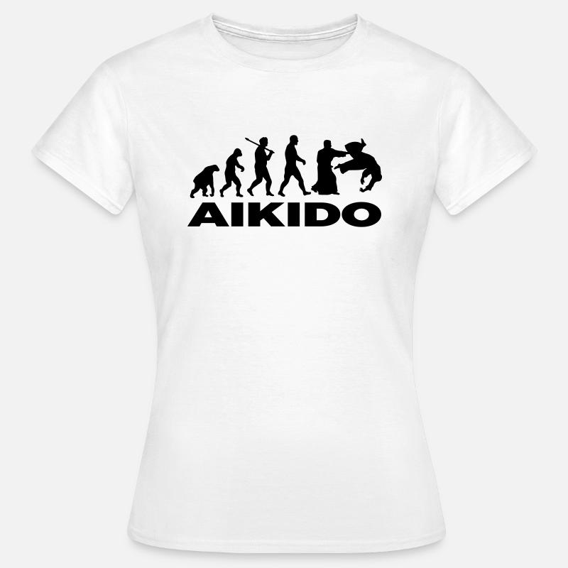Aikido Evolution - Women's T-Shirt - white