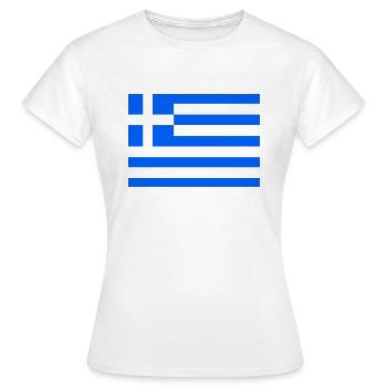 greece - Women's T-Shirt - white - Front - AI Model Female 172 dark (172cm)