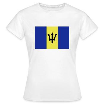 Barbados - Women's T-Shirt - white - Front - AI Model Female 172 dark (172cm)