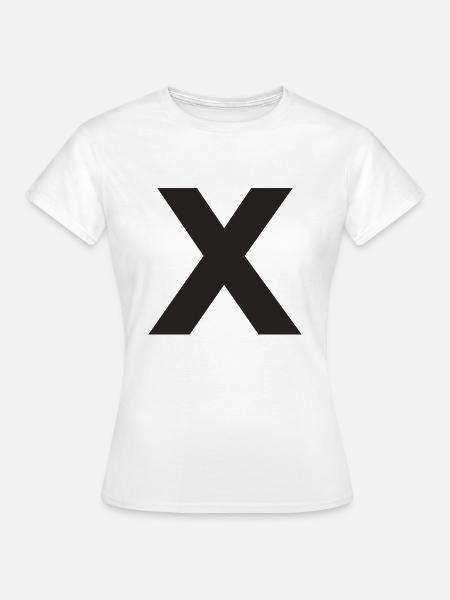 X - Frauen T-Shirt - Weiß