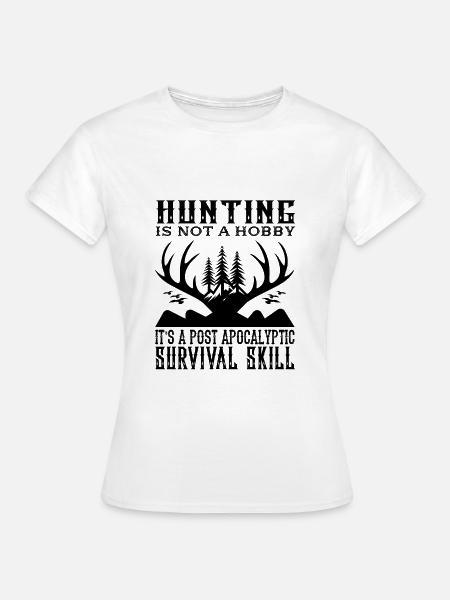 Hunting survival skill - Frauen T-Shirt - Weiß
