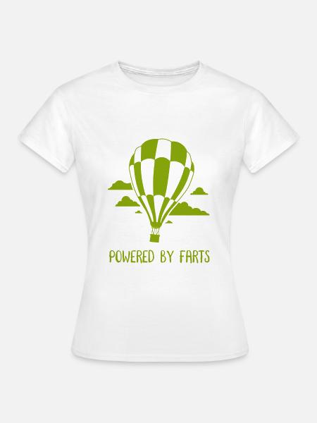 Ballonfahrer Ballonfahrt Heißluftballon - Frauen T-Shirt - Weiß