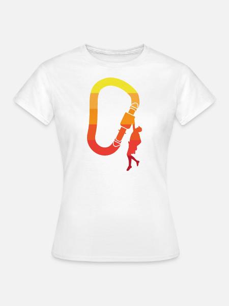Klettern - Frauen T-Shirt - Weiß