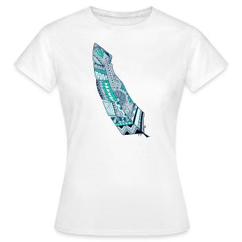 Bounce - Women's T-Shirt - white - Front - AI Model Female 172 dark (172cm)