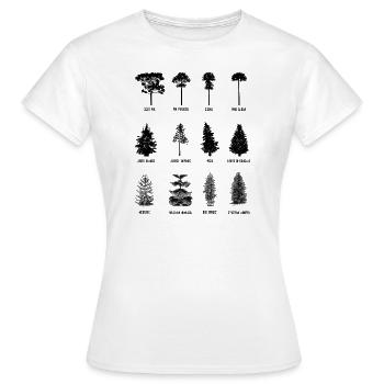Tree - Women's T-Shirt - white - Front - AI Model Female 172 dark (172cm)