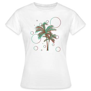 Baum - Frauen T-Shirt - Weiß - Vorne - AI Model Female 172 dark (172cm)