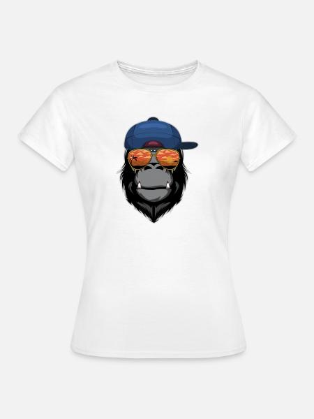 Affe - Frauen T-Shirt - Weiß