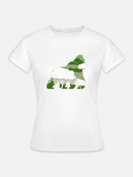 Affe - Frauen T-Shirt - Weiß