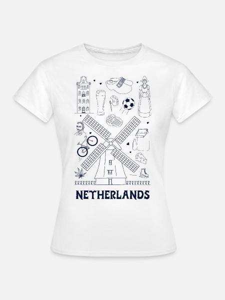 Netherlands - Frauen T-Shirt - Weiß