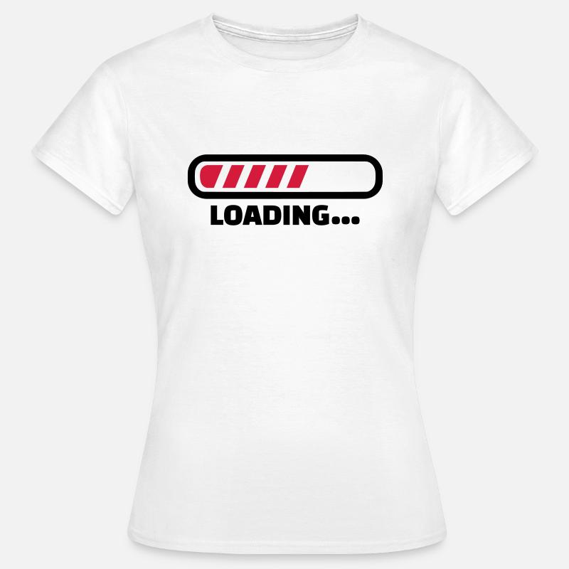Loading - T-shirt Femme - blanc