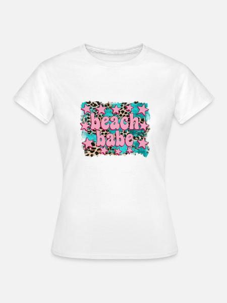 Strand Babe - Frauen T-Shirt - Weiß