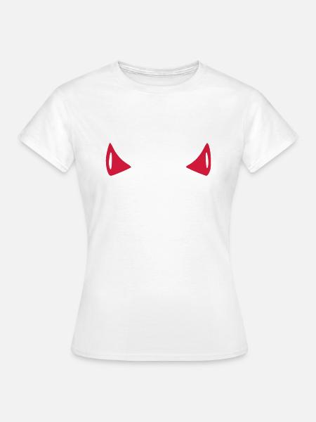 Teufel - Frauen T-Shirt - Weiß