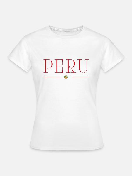Ich liebe Peru - Frauen T-Shirt - Weiß