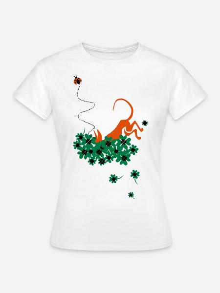 glucksbringer - Frauen T-Shirt - Weiß