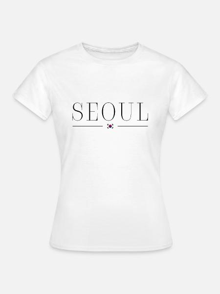 Ich liebe Seoul - Frauen T-Shirt - Weiß