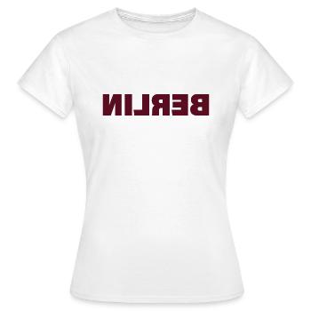 BERLIN - Women's T-Shirt - white - Front - AI Model Female 172 dark (172cm)