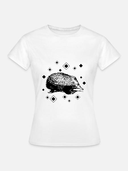 Igel - Frauen T-Shirt - Weiß