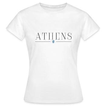 J’adore Athènes - T-shirt Femme - blanc - Devant - AI Model Female 172 dark (172cm)