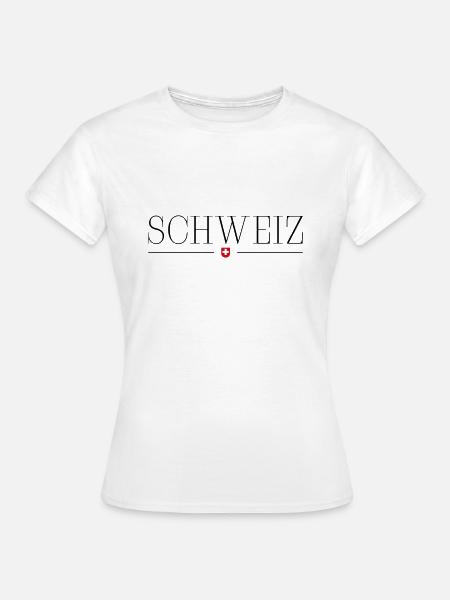 Schweiz - Frauen T-Shirt - Weiß