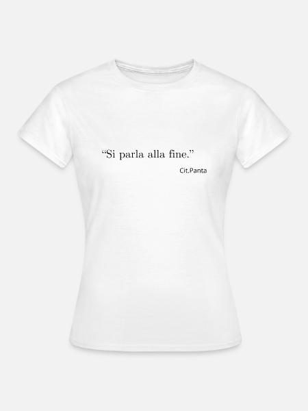Gespräch am Ende - Frauen T-Shirt - Weiß