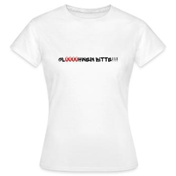 Glüüüühwein bitte!!! - Frauen T-Shirt - Weiß - Vorne - AI Model Female 172 dark (172cm)