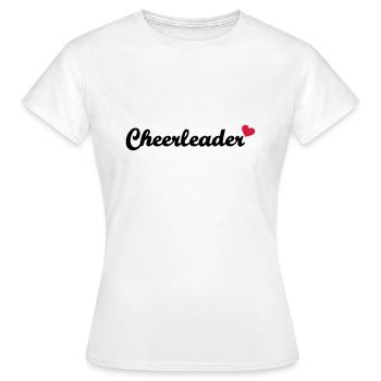 Cheerleader - T-shirt Femme - blanc - Devant - AI Model Female 172 dark (172cm)