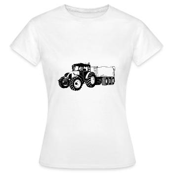 Tractor - tractor - tug - farmer - Women's T-Shirt - white - Front - AI Model Female 172 dark (172cm)