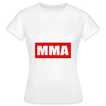 MMA Gift, mixes martial arts martial arts martial arts martial arts - Women's T-Shirt - white - Front - AI Model Female 172 dark (172cm)
