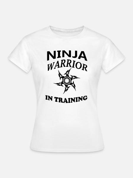 Ninja Warrior à l’entraînement - T-shirt Femme - blanc