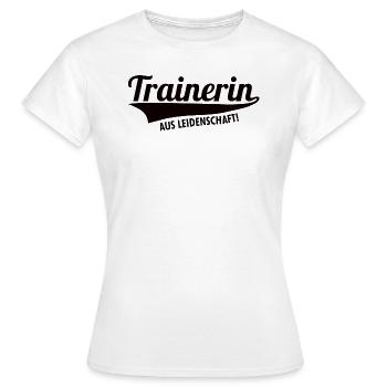 Trainerin - Frauen T-Shirt - Weiß - Vorne - AI Model Female 172 dark (172cm)