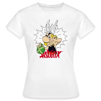 Asterix & Obelix - Asterix avec potion magique - T-shirt Femme - blanc - Devant - AI Model Female 172 dark (172cm)