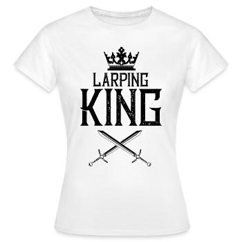 Citation de jeu de rôle pour Larper et Larp - T-shirt Femme - blanc - Devant - AI Model Female 172 dark (172cm)