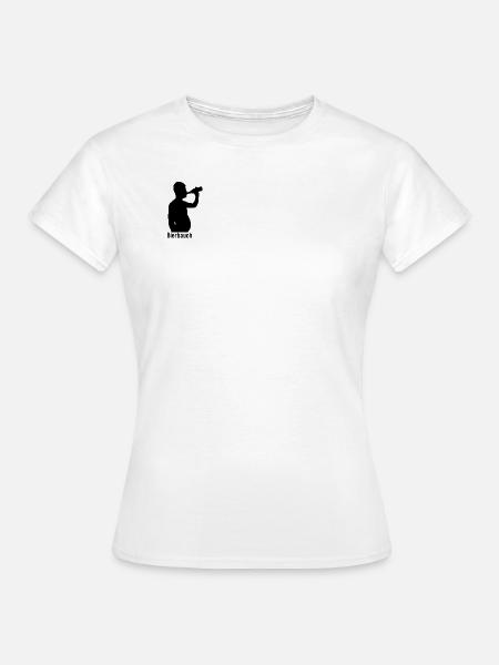 Bierbauch Logo 2 - Frauen T-Shirt - Weiß