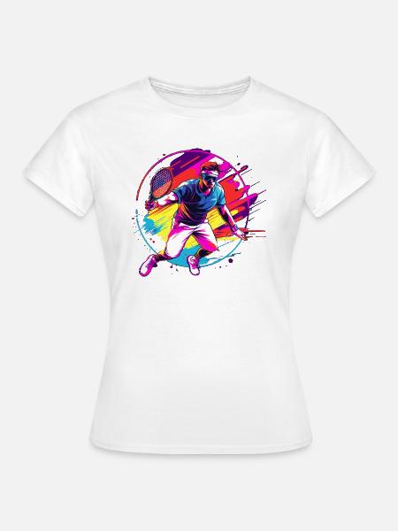 Tennis - T-shirt Femme - blanc