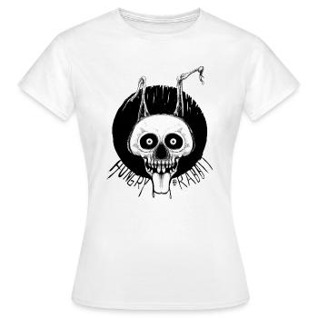 Lapin affamé - T-shirt Femme - blanc - Devant - AI Model Female 172 dark (172cm)