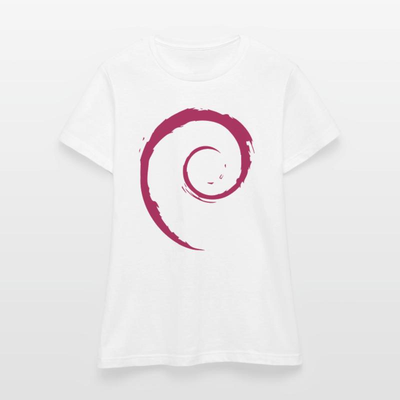 Système d’exploitation Linux Spiral PC Gift IT Idea T-shirt Femme