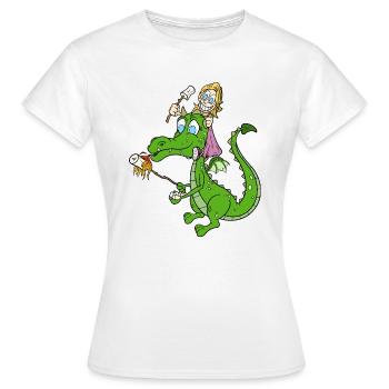 Ewige Freundschaft - Frauen T-Shirt - Weiß - Vorne - AI Model Female 172 dark (172cm)