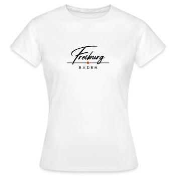 FRIBOURG en Brisgau - T-shirt Femme - blanc - Devant - AI Model Female 172 dark (172cm)